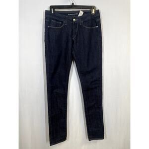 MARC BY MARC JACOBS Mid Rise Stretch Skinny Jeans Dark Rinse Blue Size 25